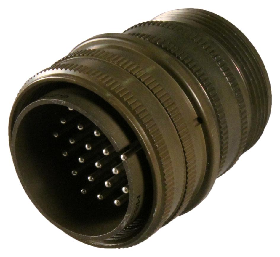 Amphenol Industrial Ms3106A24-28P. Circular Connector, Plug, 24-28, Cable