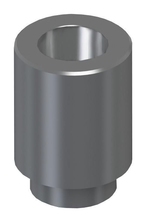 Keystone 4886 Spacer, Swage Round, Steel, 3.1mm