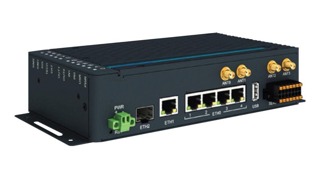 Advantech Icr-4461 Gateway, 9 To 48Vdc, 10/100/1000Mbps