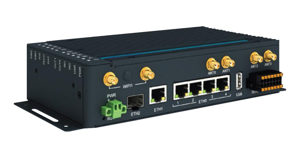 Advantech Icr-4461W3S Gateway, 9 To 48Vdc, 10/100/1000Mbps