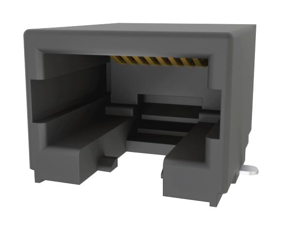 Amphenol Communications Solutions Rjlse4088101T Mod Connector, 8P8C, R/a Rj45 Jack, Cat3, Smt