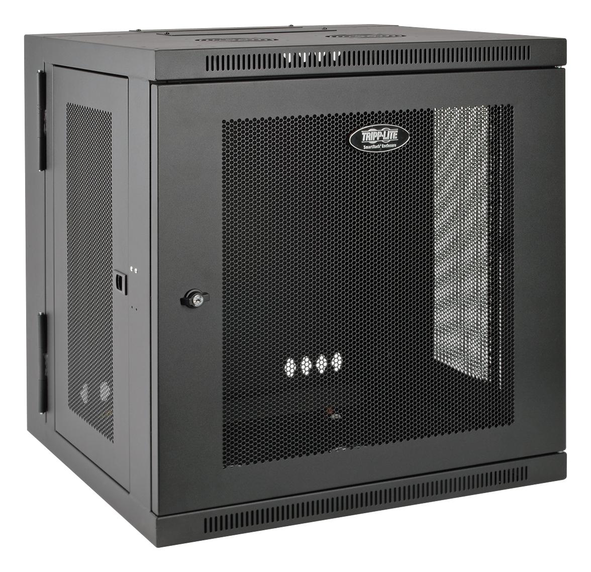 Eaton Tripp Lite Srw12Usdp Wall Mnt Rack Enclosure Cabinet, Black