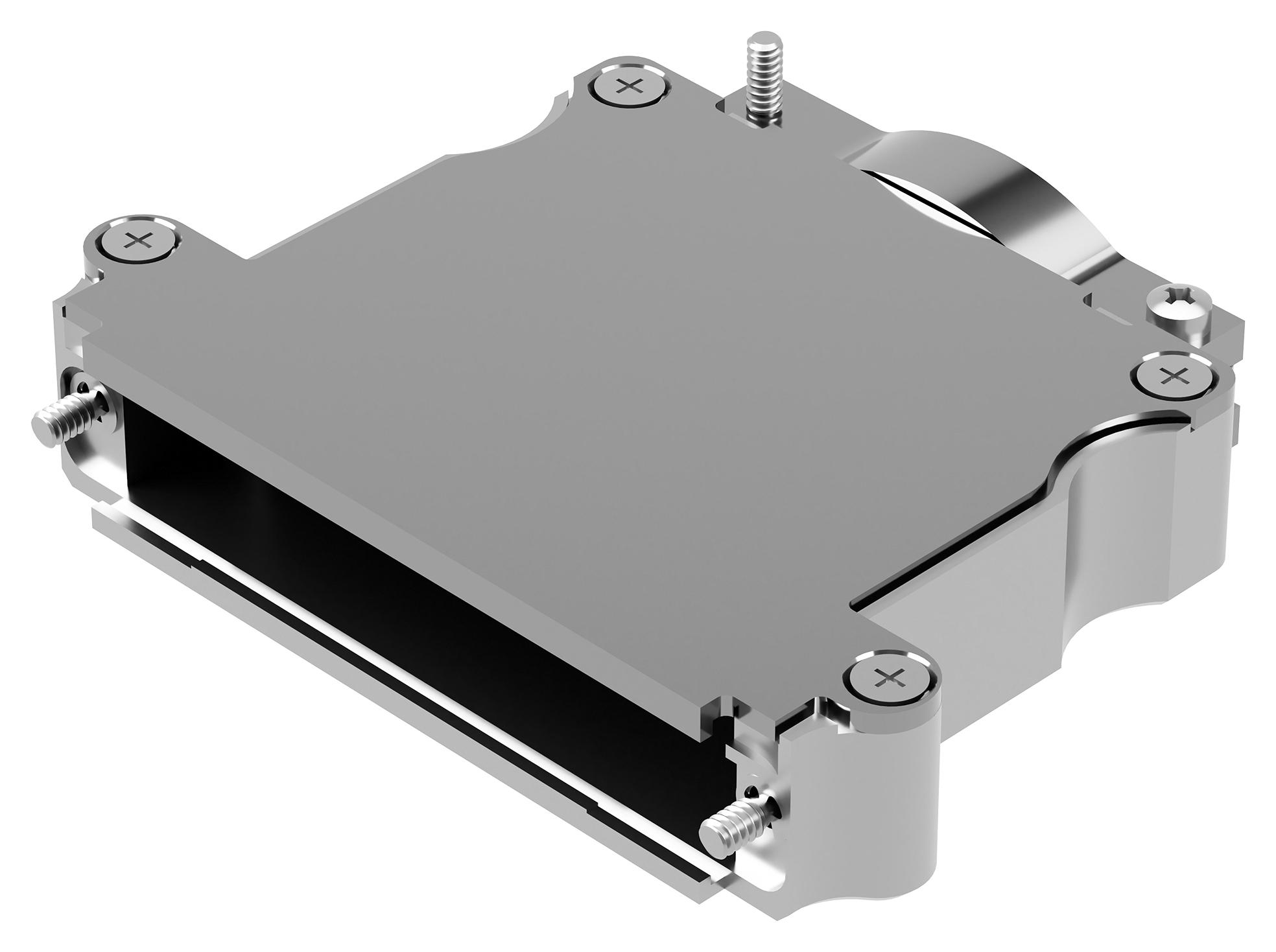 Positronic D15000Ane0/aa. D Sub Backshell, 180Deg, Size Da