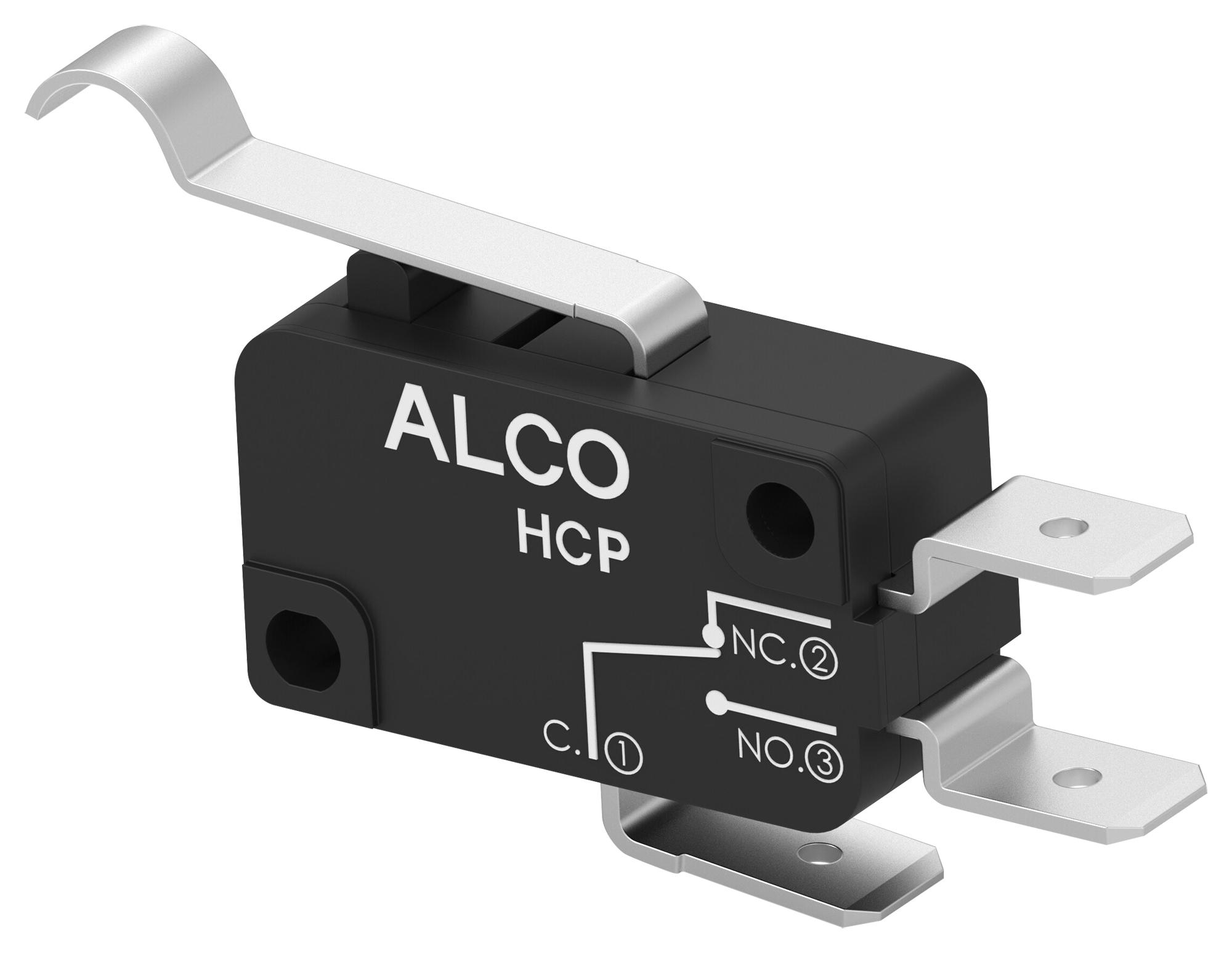 Alcoswitch / Te Connectivity Hcp10Dte4S04. Microswitch, Spdt, 10A, 250Vac