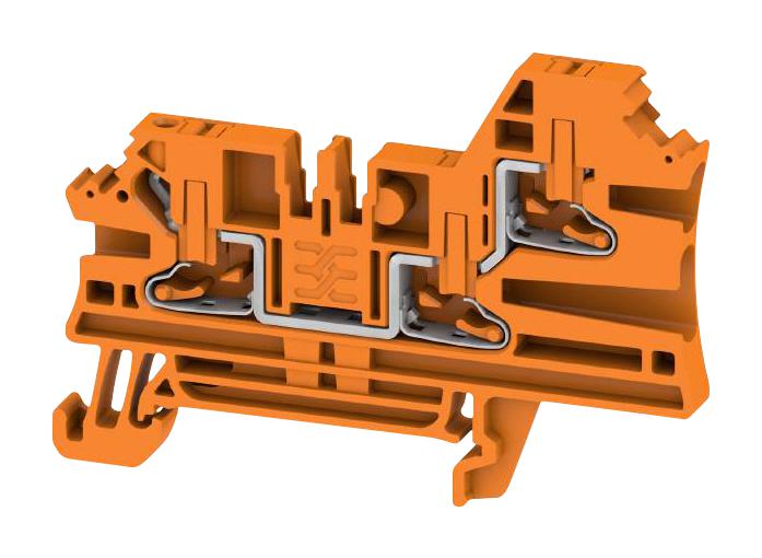 Weidmuller 2847370000 Terminal Block, Din Rail, 3Pos, 12Awg