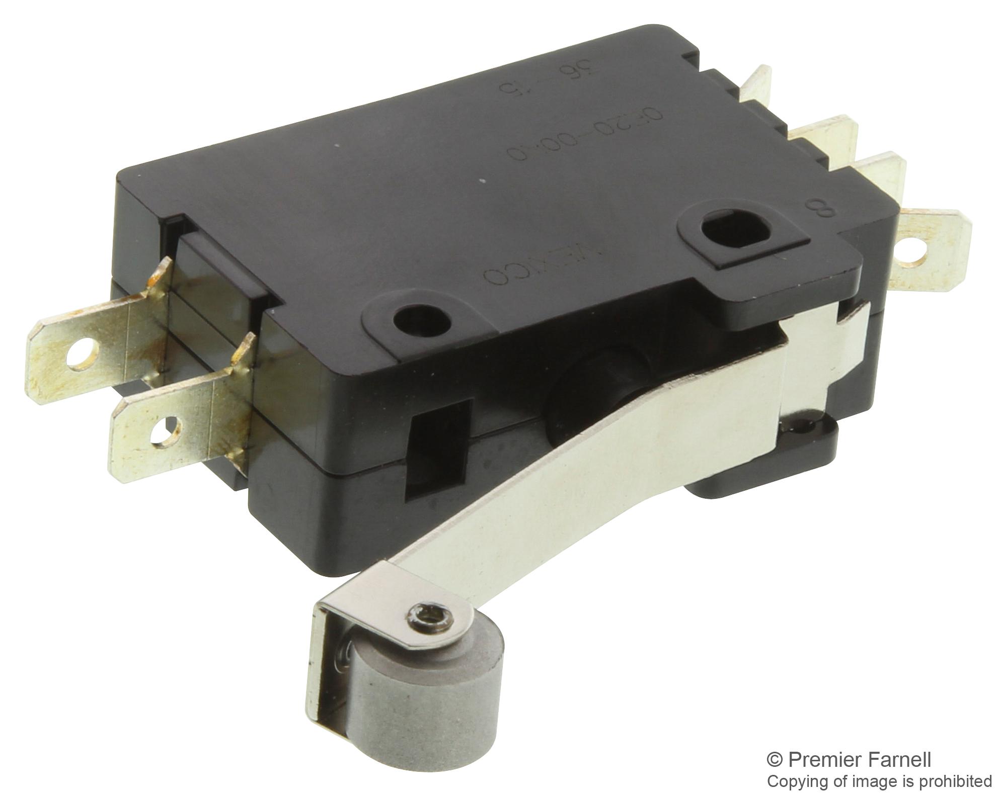 Zf 0E20-00K0 Microswitch, Hinge Lever, Dpdt 20A 250V