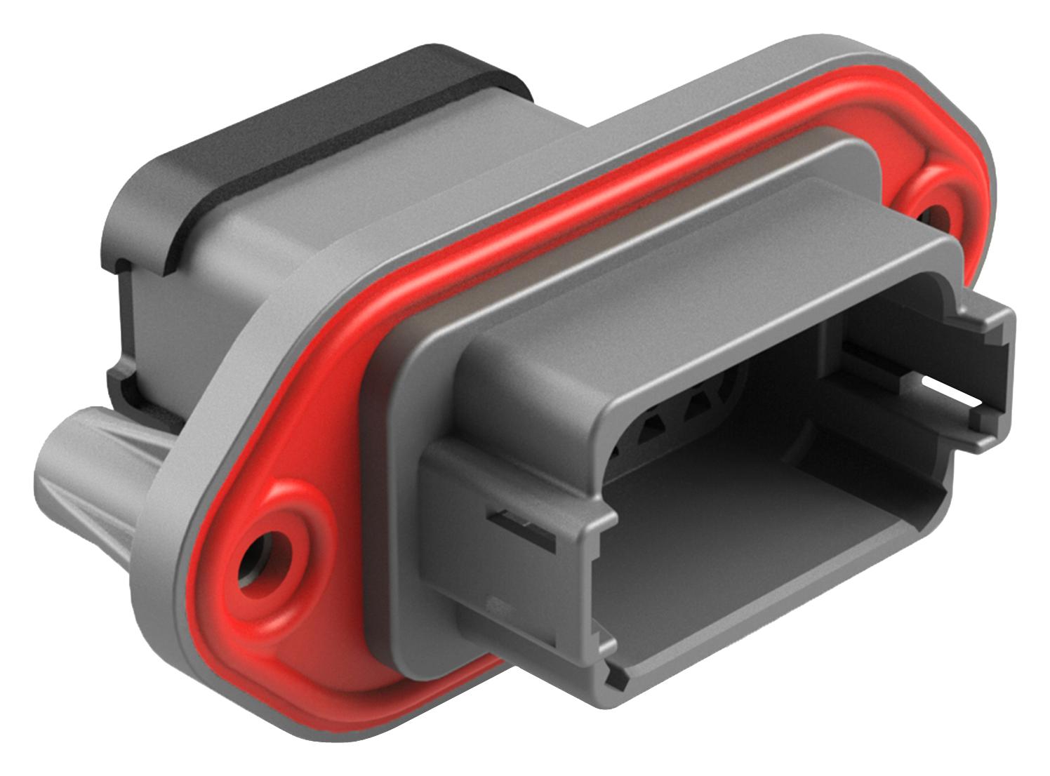 Amphenol Sine/tuchel At04-12Pa-Pm13 Rcpt Housing, 12Pos, Key-A, Plastic