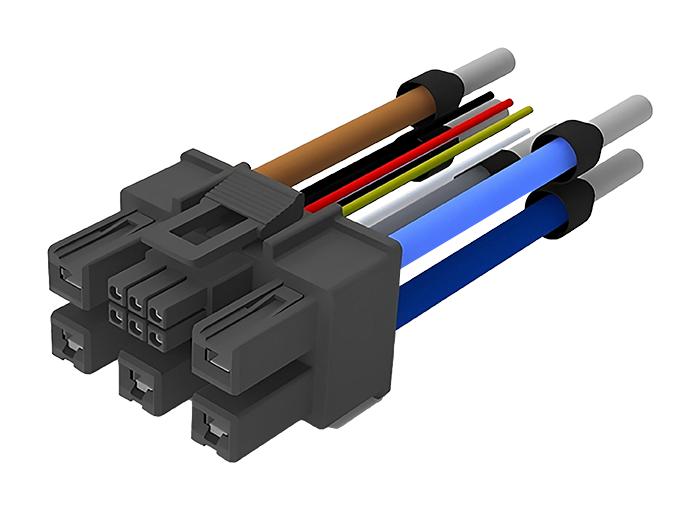 Amphenol Communications Solutions 10170710-T01Lf Connector, 11Pos, 2Row, 5 Pwr+6 Sig, 19.68