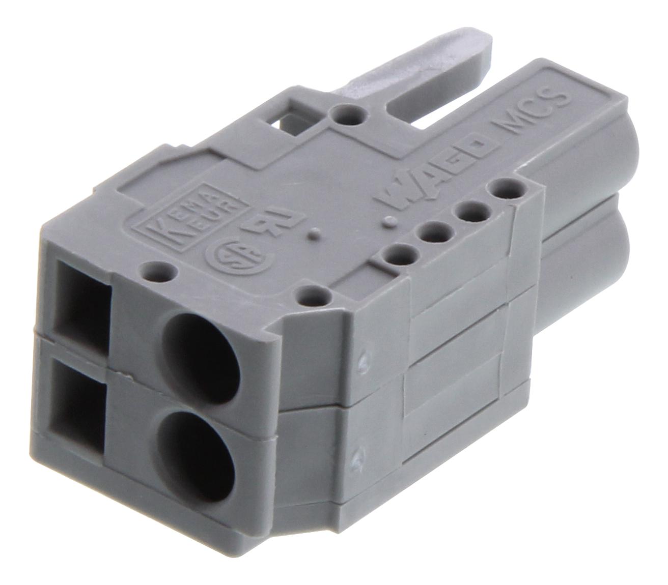 WAGO 231-102/026-000/rn01-0000. Terminal Block Pluggable, 2 Position, 28-12Awg