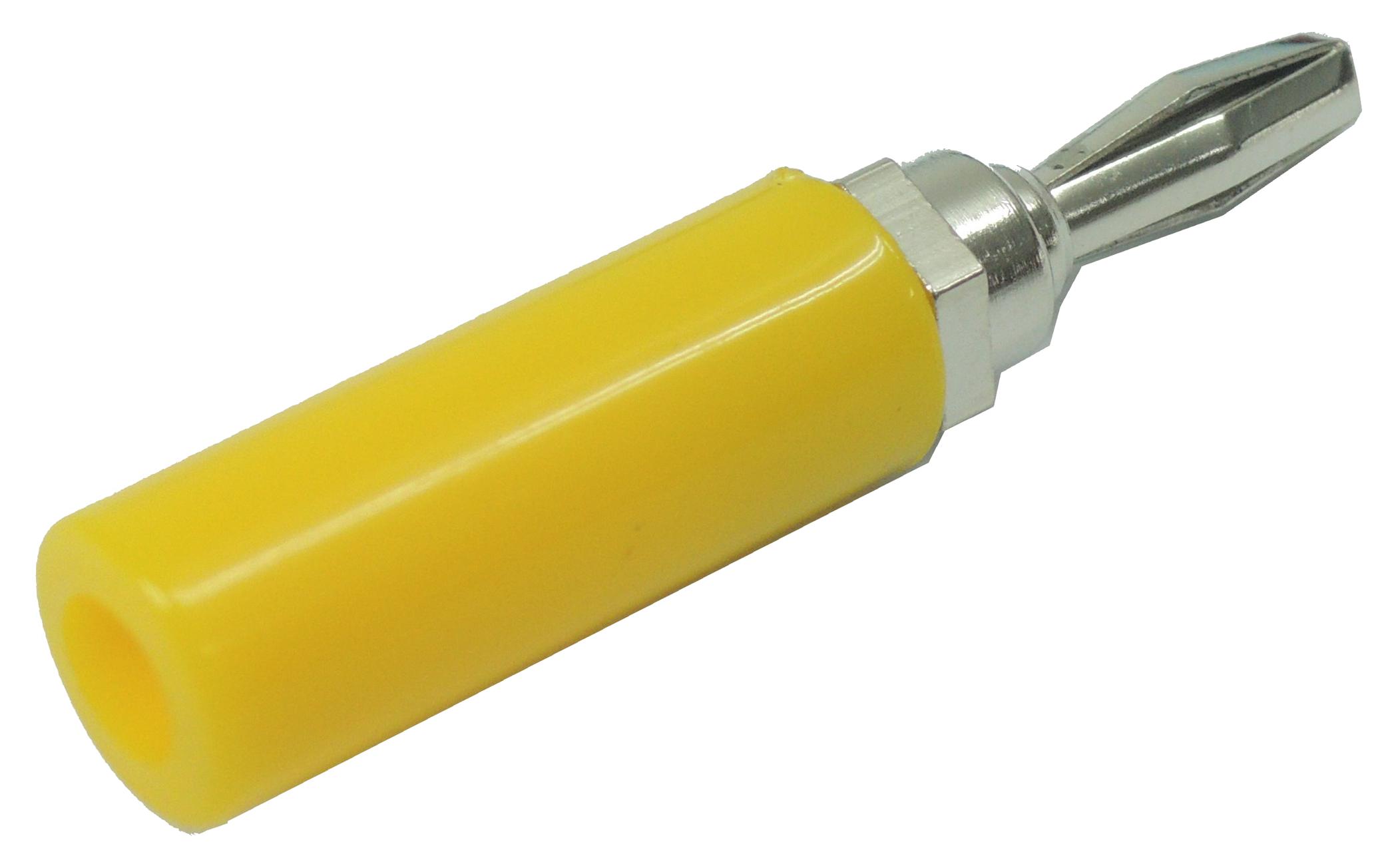 Multicomp Pro Spc15156 Banana Plug, Solder, Yellow