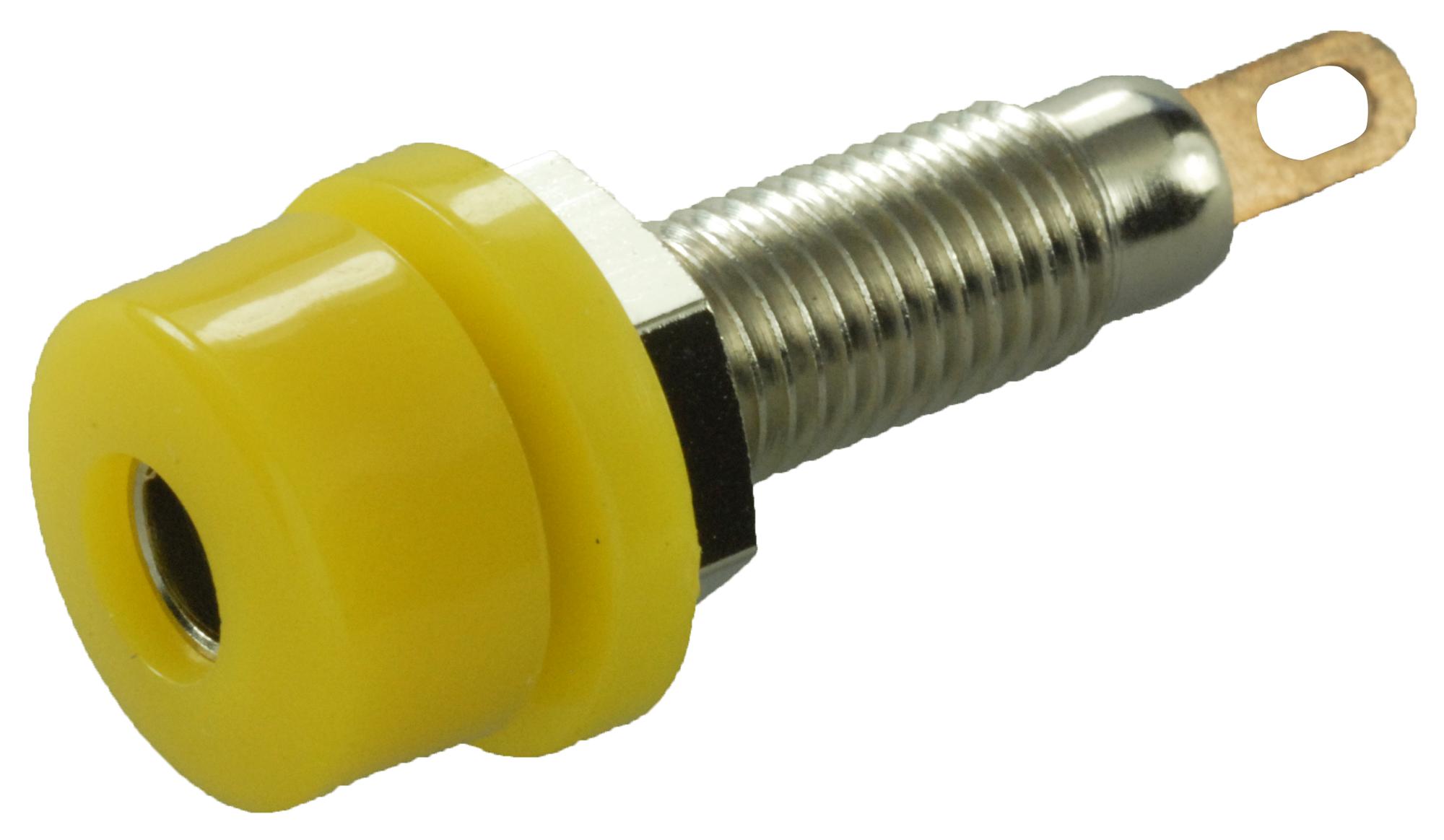 Tenma Spc15194 Test Jack, Combination Insulated, Yellow