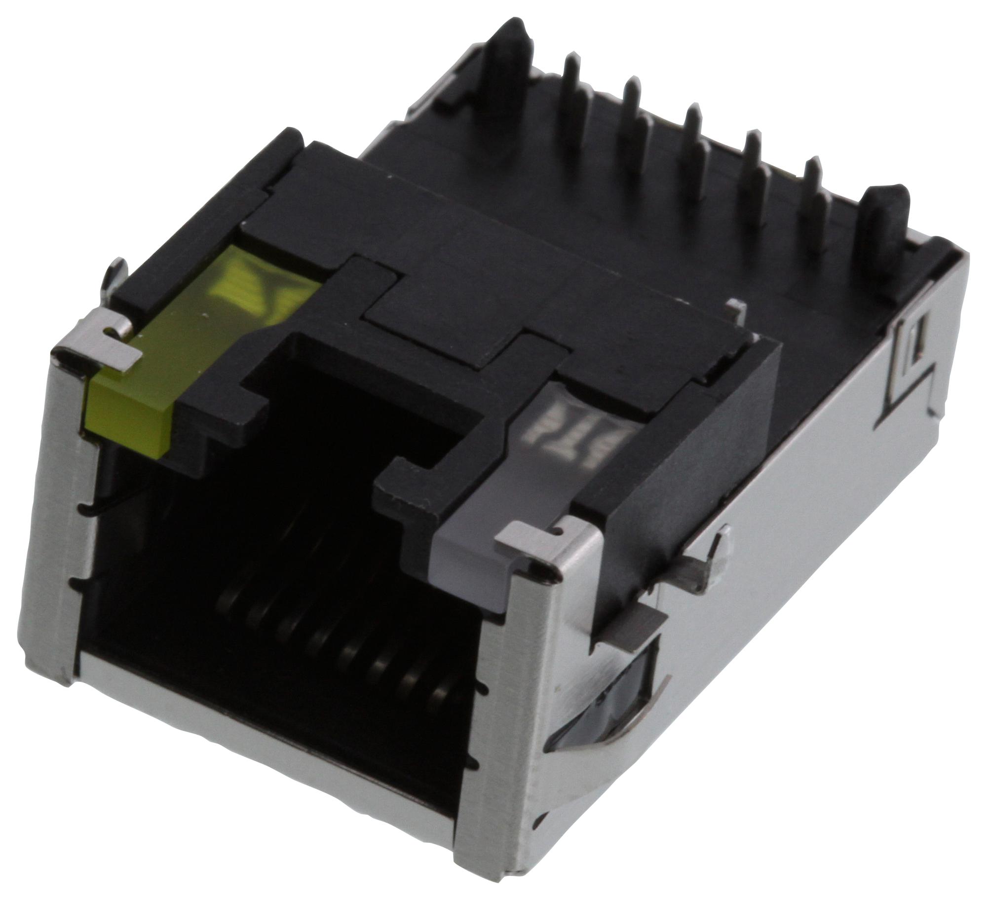 Trp Connector/bel 1840437-1 Rj45 Conn, R/a Jack, 8P8C, 1Port, Th