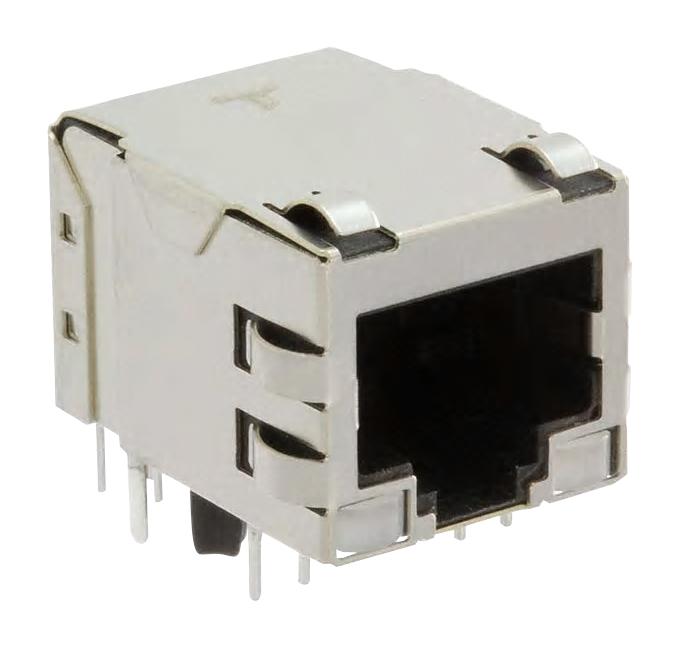 Trp Connector/bel 2-1840408-6 Rj45 Conn, R/a Jack, 8P8C, 1Port, Th