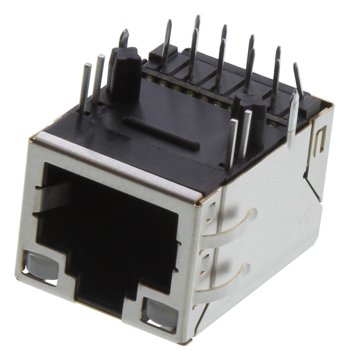 Trp Connector/bel 2250013-4 Rj45 Conn, R/a Jack, 8P8C, 1Port, Th