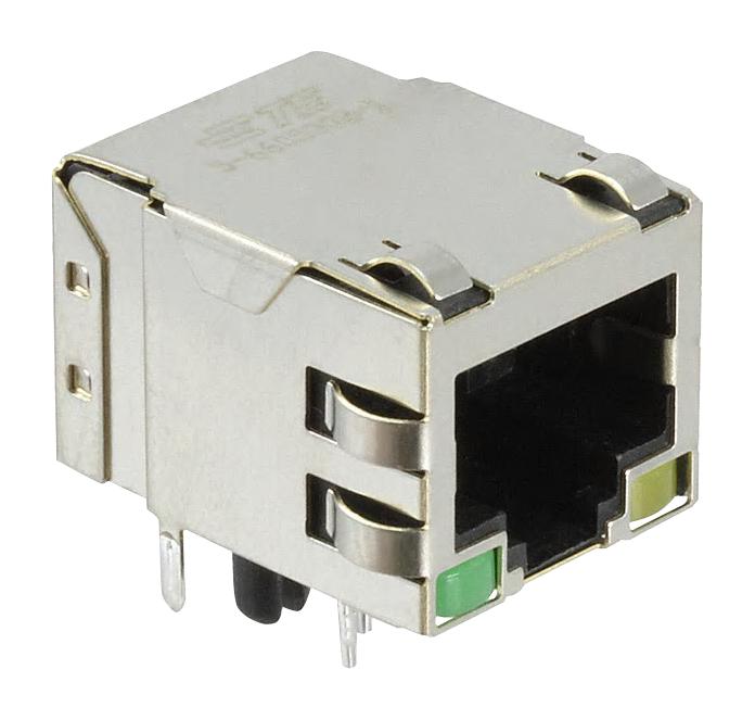 Trp Connector/bel 5-6605308-1 Rj45 Conn, R/a Jack, 8P8C, 1Port, Th