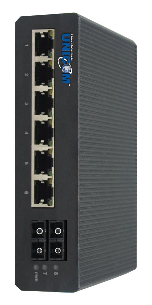 Unicom Fep-78082Fin-S30 Enet Sw, 8Port, 10Mbps, 100Mbps