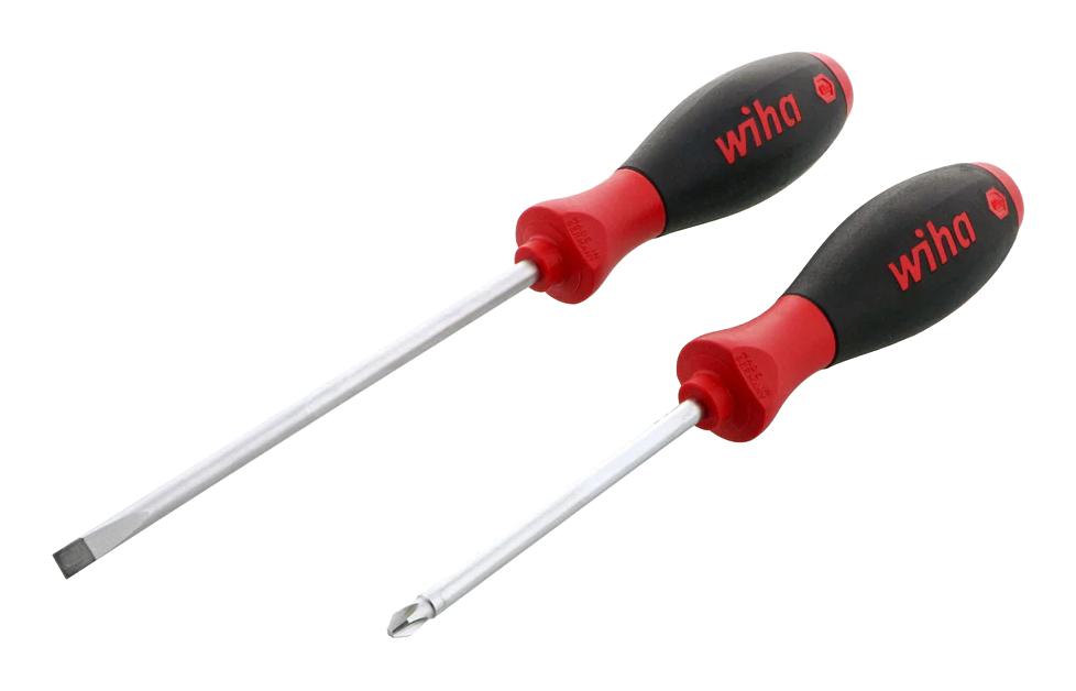 Wiha 30279 Screwdriver Set, Slotted/phillips, 2Pc