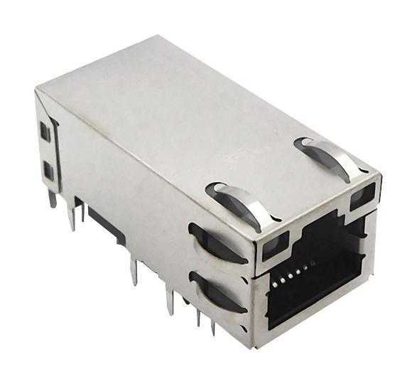 Bel Magnetic Solutions G27-122T-162. Mod Connector, R/a Rj45 Jack, 8P8C, 1Port, Th