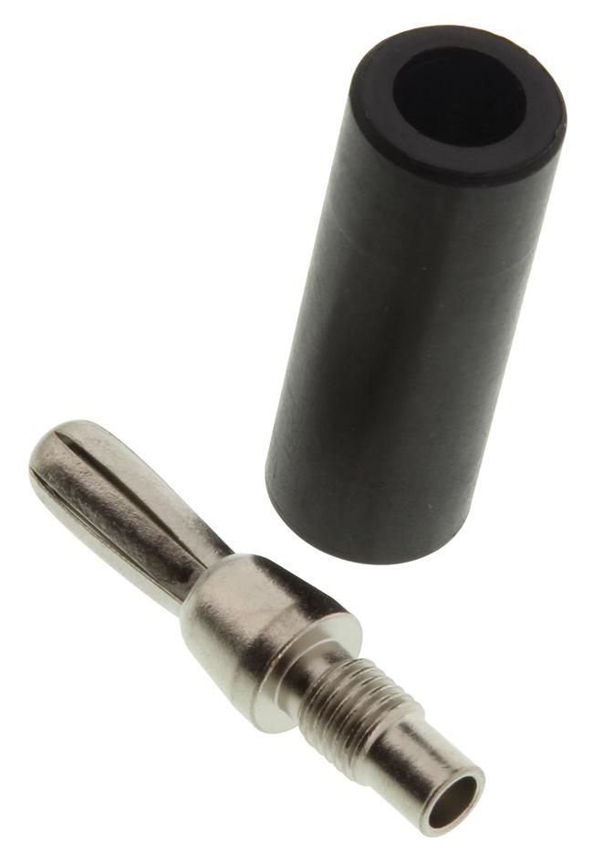 Abbatron Hh Smith 285-103 Banana Plug, 25A, Stud, Black