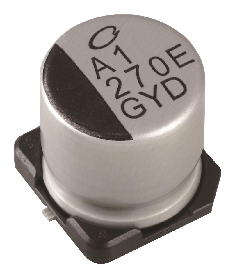 NIchicon Gyd1E151Mcw1Gs Capacitor, 150Uf, 25V, Alu Elec, Hybrid, Smd