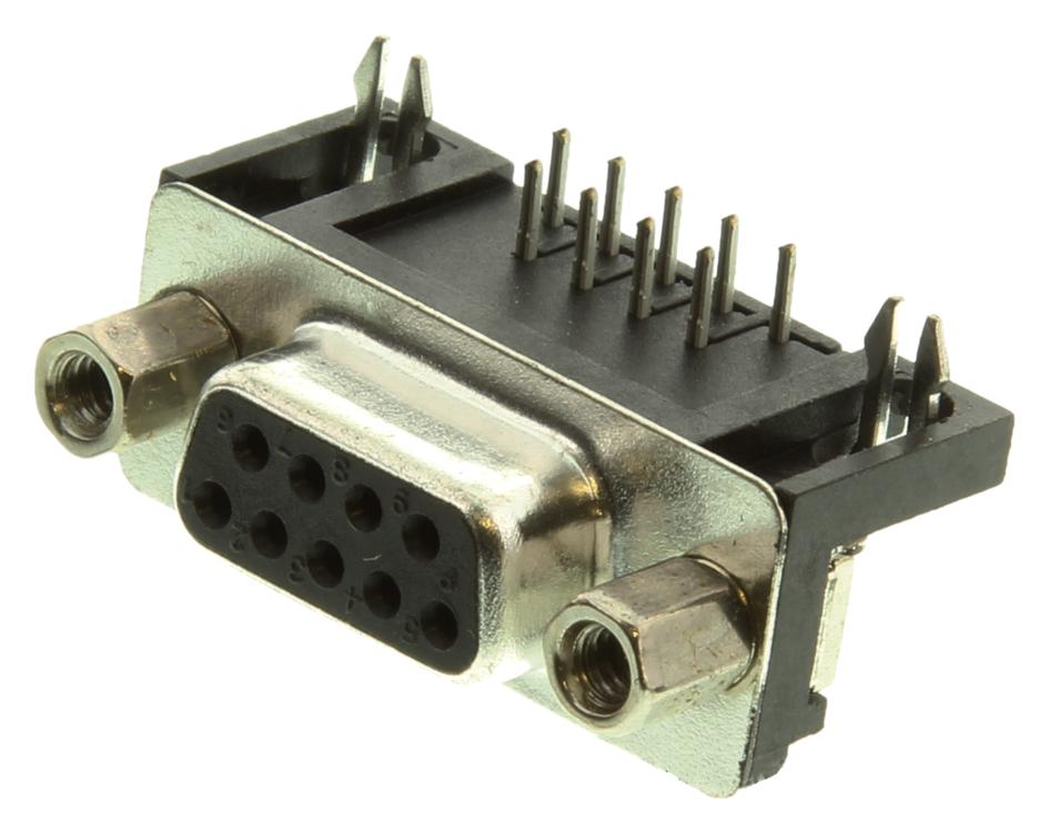 Amphenol Communications Solutions 6E17C009Saj220 D Sub Connector, Rcpt, 9Pos, Th