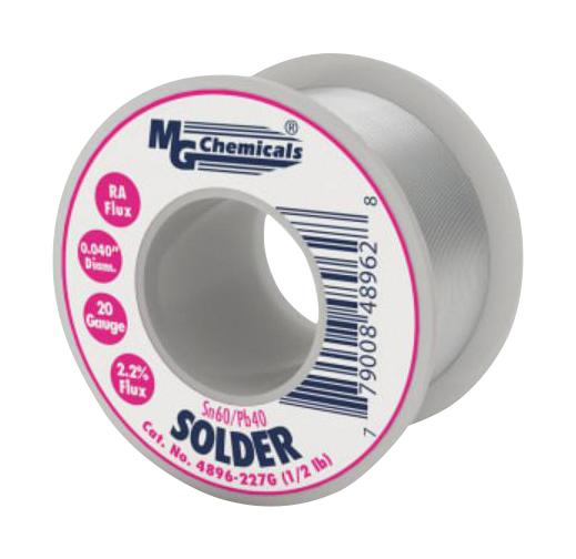 MG Chemicals 4894-227G Solder Wire, 60/40 Sn/pb, 227G