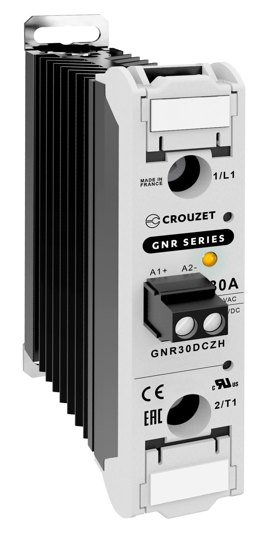 Crouzet Gnr30Dczh. Solid State Rly, 30A/48-660Vac, Din Rail