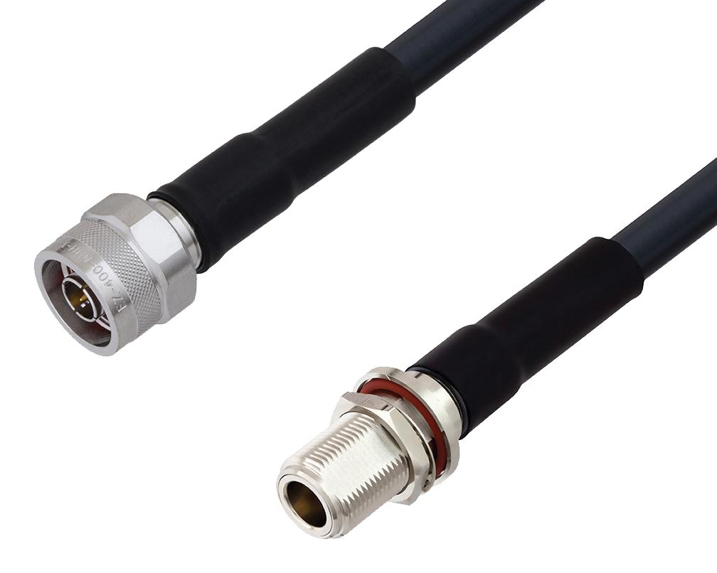 L-Com Lcca30194-Ft2 Rf Coax Cable, N Plug-N Bhd Jack, 2Ft