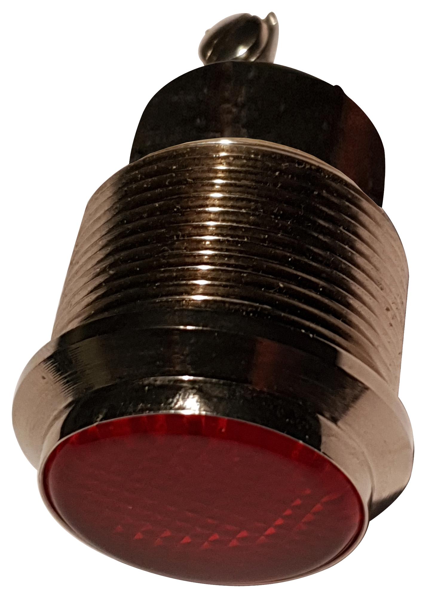 Dialight 630-1504-304F Panel Indicator, Red, 1.18, 24Vdc