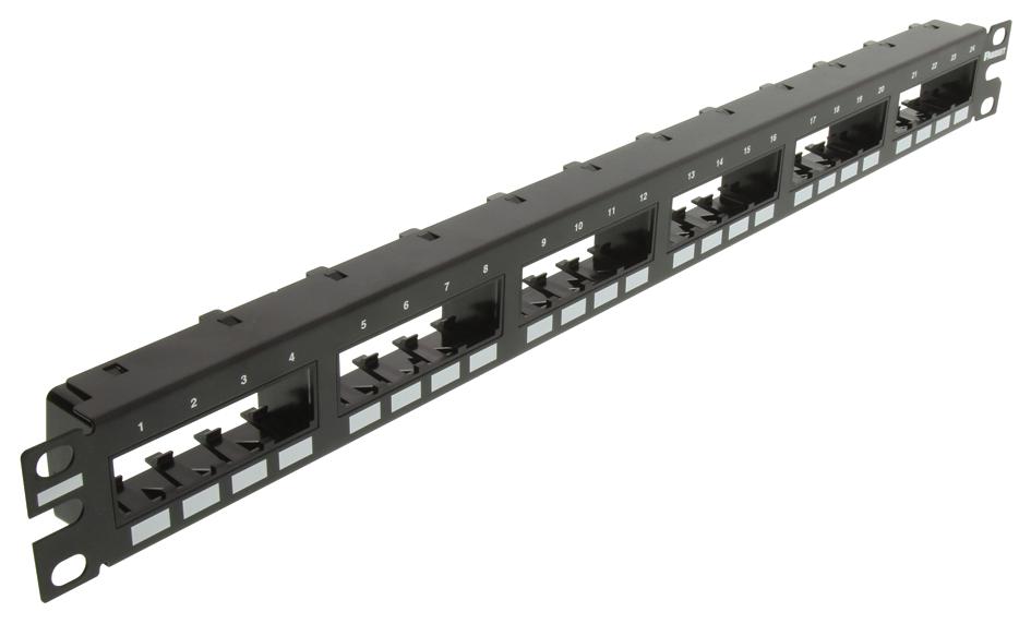 Panduit Cpp24Fmwbly Connector, Mod Patch Panel, 24Port, 1U