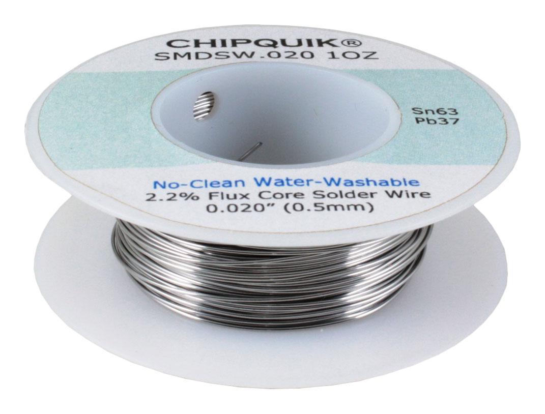 Chip Quik Smdsw .020 1Oz Small Spool Solder Wire-63/37 Tin/lead