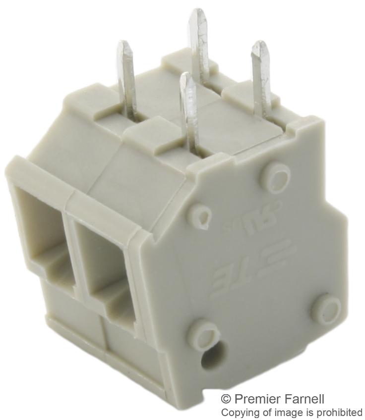 Te Connectivity 2834098-1. Tb, Wire To Board, 2Pos, 28-12Awg, Grey