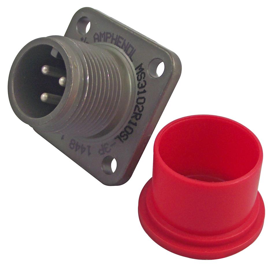 Amphenol Aerospace Ms3102R10Sl-3P Circular Connector Receptacle, Size 10Sl, 3 Position, Box