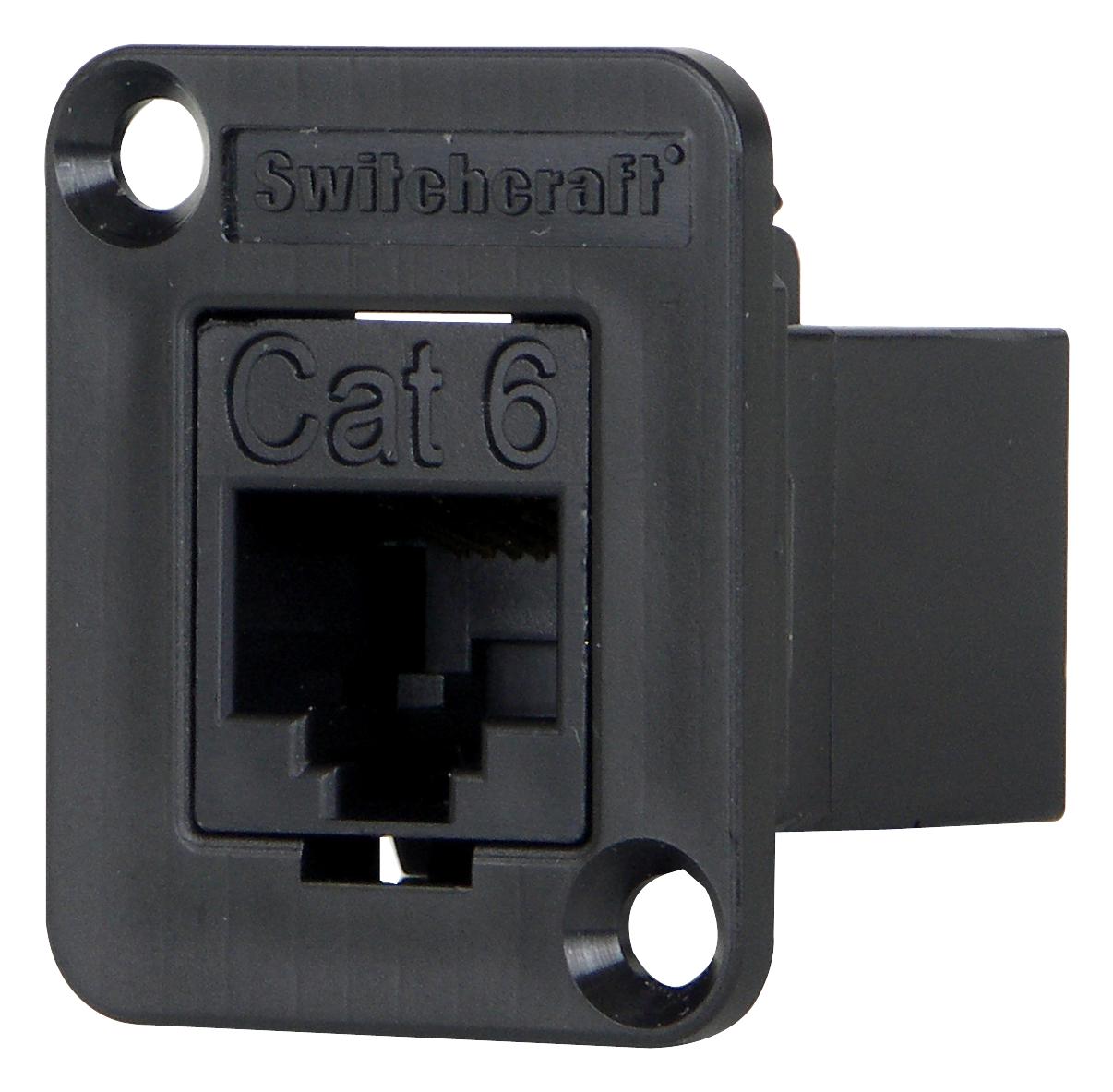 Switchcraft/conxall Ehrj45P6 In-Line Adaptor, Rj45 Jack, 8Pos, Cat6