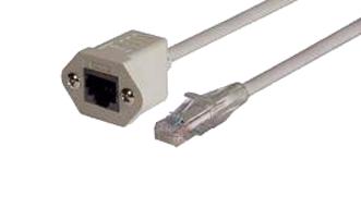 L-Com Trdc5Extf-3 Enet Cable, Cat5E, Rj45 Plug-Rcpt, 3Ft