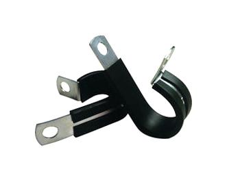 Essentra Components Spn-16 Screw Mount Cable Clamp, Blk, Steel/tpe