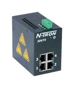 Red Lion Controls 304Tx Ethernet Switch, Rj45 X 4, 1Gbps