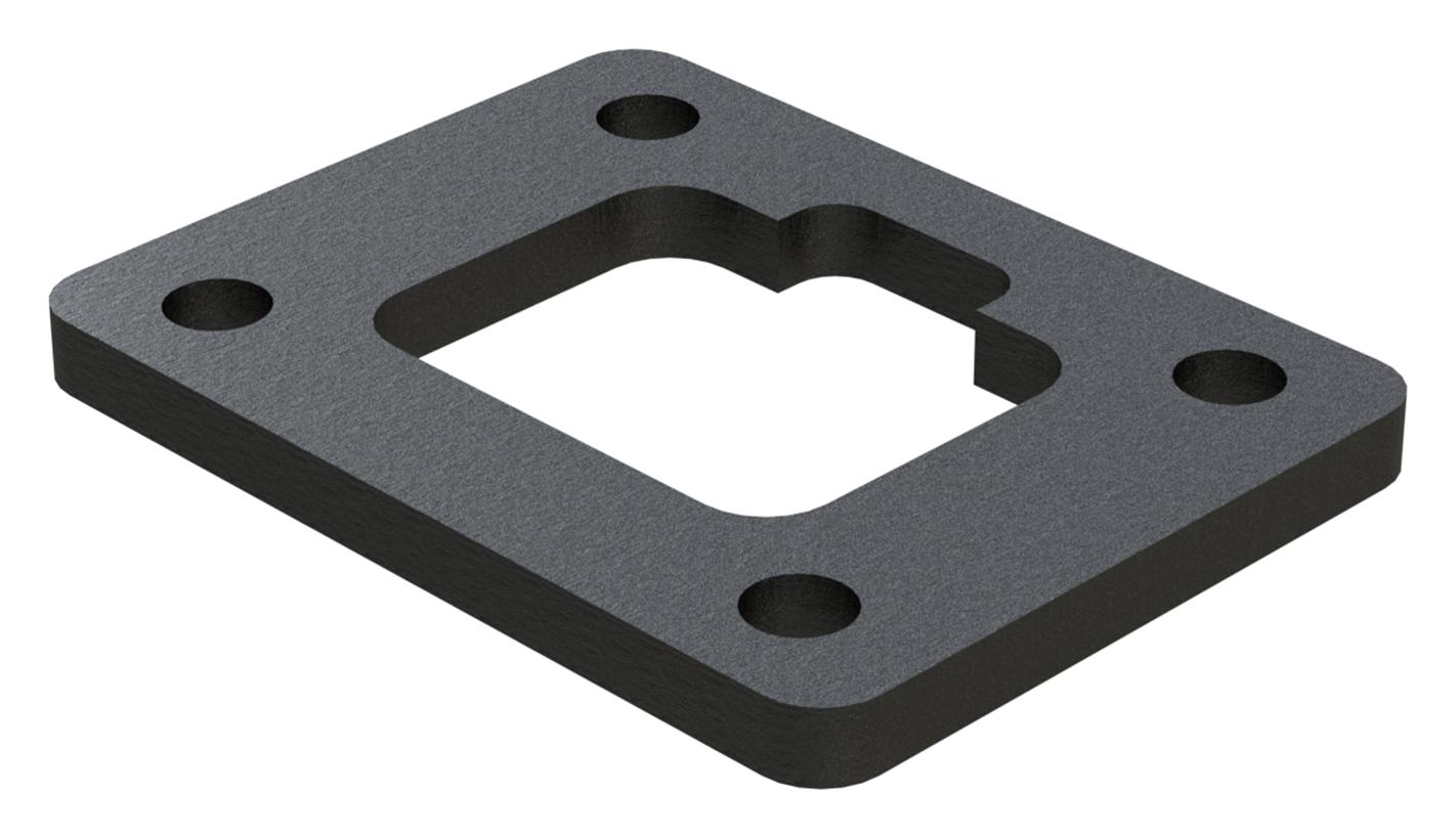 Amphenol Sine/tuchel At4P-L012-Gkt Gasket, Black, 4Pos, Receptacle