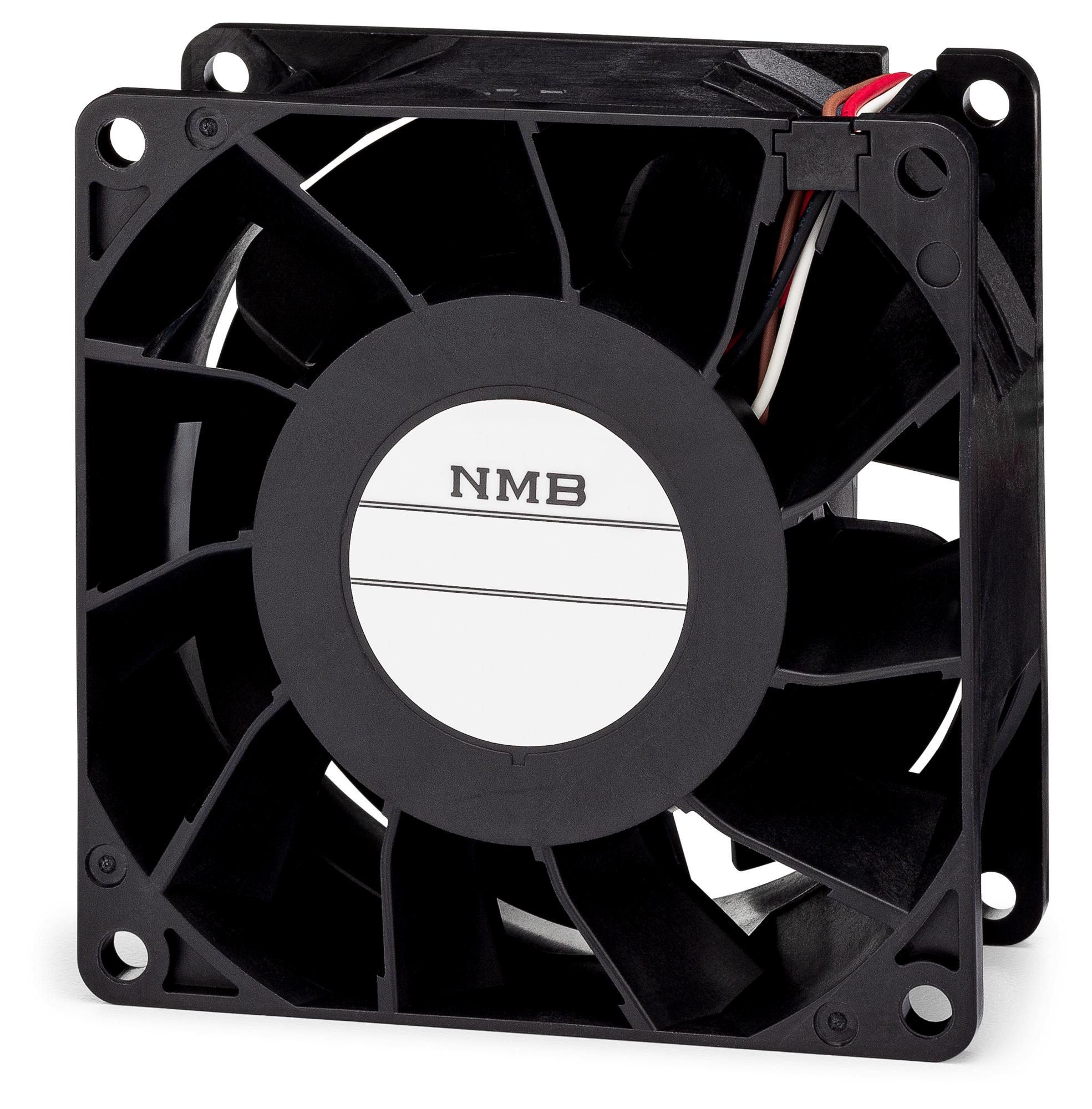 Nmb Technologies 08038Da-12S-Ew-E6. Axial Fan, 3.9A, 46.8W, 12V, 80X38mm