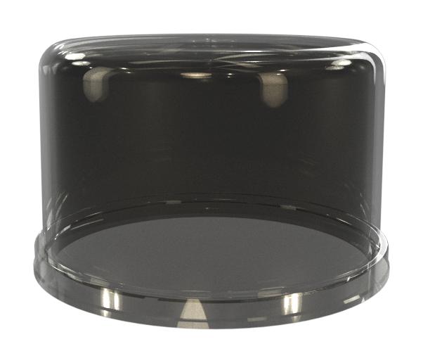 Amphenol Communications Solutions Fls-C80-504-000 Dome Cover, Luminaire, 80mm X 50mm, Black