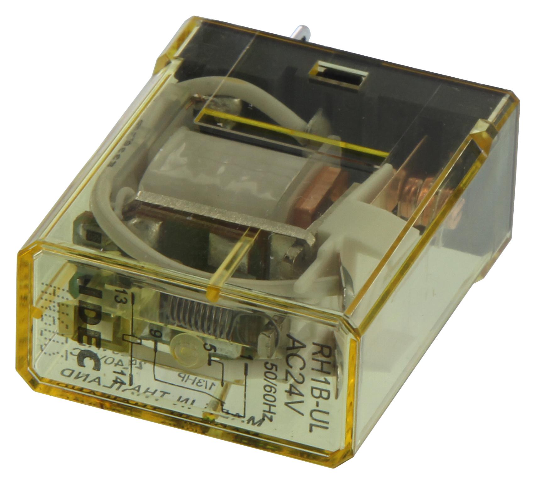 IDEC Rh1B-Ulac24V Relay, Spdt, 110Vac, 30Vdc, 10A