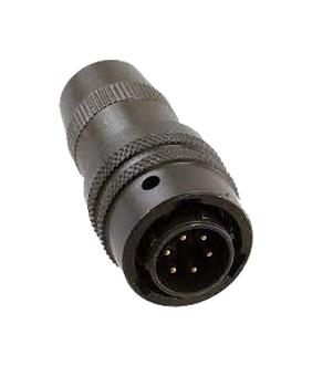 Amphenol Industrial Pt06W-10-6P Mil Spec Cir Connector, Plug, 10-6, Solder