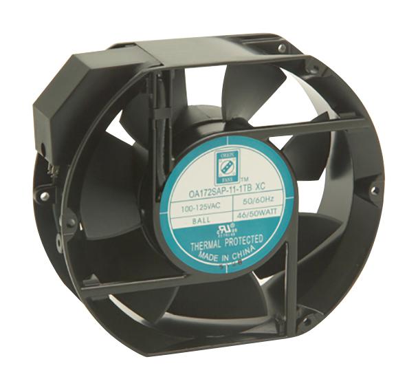 Orion Fans Oa172Sap-11-1Tbxc Axial Fan, Ball, 300Cfm, 61Db, 50W, 115V