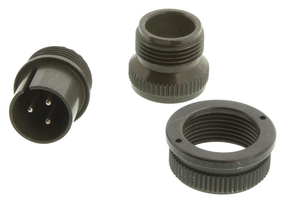 Amphenol Industrial Ms3106A14S-1P. Circular Connector Plug Size 14S, 3 Position, Cable