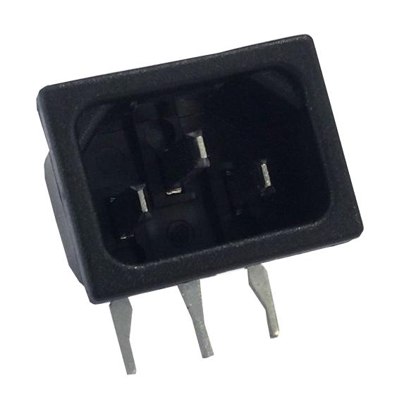 Bulgin Px0575/10/pc Iec Power Connector, C14 Plug, 10A