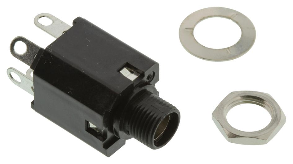 Switchcraft/conxall N114Bx Connector, Phone Audio, Jack, 3 Position