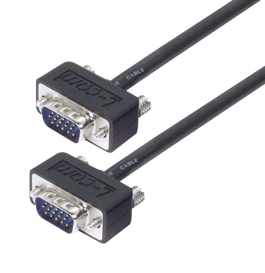 L-Com Ctl3Vgamm-10Tz Computer Cord, Hd-15 Plug, 10 , Blk