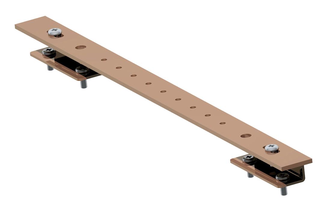 Hammond Grdbar600 Copper Bonding Busbar, 400mm L X 600mm W