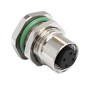 Bulgin Pxmbni12Rpf04Sflm16020 Sensor Cord, 4P M12 Rcpt-Free End, 6.6Ft