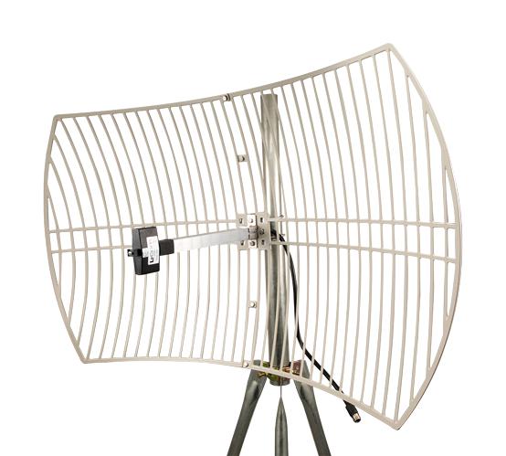 L-Com Hg2420Eg-1-Nf Antenna, 2.4Ghz-2.5Ghz, Grid